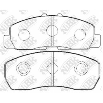 Колодки тормозные дисковые передний <b>NiBK PN7433</b>