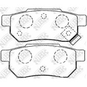 Колодки тормозные дисковые задний для ACURA INTEGRA / HONDA ACCORD, BEAT, CITY, CIVIC, CONCERTO, CRX, INTEGRA, JAZZ, PRELUDE <b>NiBK PN8206</b>