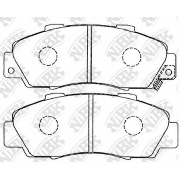 Колодки тормозные дисковые передний для ACURA INTEGRA, LEGEND, NSX / HONDA ACCORD, CIVIC, CR, HR, INSPIRE, INTEGRA, LEGEND, NSX, ODYSSEY, PRELUDE, SHUTTLE, SMX, STEPWGN <b>NiBK PN8254</b>