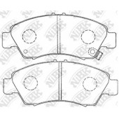 Колодки тормозные дисковые передний для HONDA CAPA, CITY(GM), CIVIC(EG,EH,EJ,EK,EM1,MA,MB), JAZZ(GD,GE), LOGO(GA3) <b>NiBK PN8265</b>