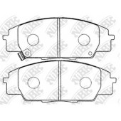 Колодки тормозные дисковые передний для HONDA CIVIC(EP,ES,EU,EV,FK,FN), S2000(AP) <b>NiBK PN8423</b>