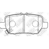 Колодки тормозные дисковые задний для HONDA LEGEND(KA9,KB#) <b>NiBK PN8512</b>