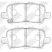 Колодки тормозные дисковые задний <b>NiBK PN8803</b>