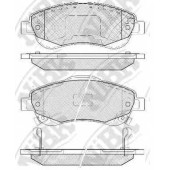 Колодки тормозные дисковые передний для HONDA CR(RD#,RE) <b>NiBK PN8808</b>
