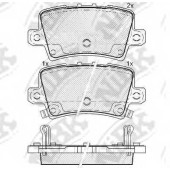 Колодки тормозные дисковые задний для HONDA CIVIC(FK,FN) <b>NiBK PN8867</b>