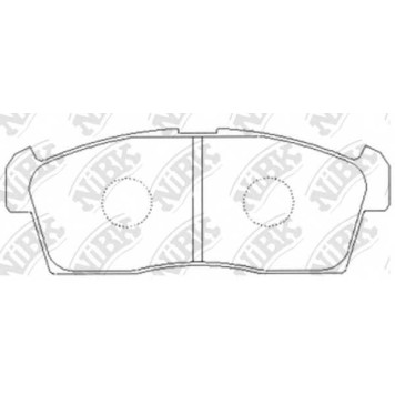 Колодки тормозные дисковые передний <b>NiBK PN9426</b>