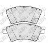 Колодки тормозные дисковые передний для FIAT SEDICI(FY#) / SUZUKI SX4(EY,GY) <b>NiBK PN9803</b>