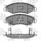 Колодки тормозные дисковые передний для SUBARU JUSTY(G3X) / SUZUKI IGNIS, WAGON R, WAGON R+(MM) <b>NiBK PN9807</b>