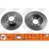 Тормозной диск NiBK RN1002