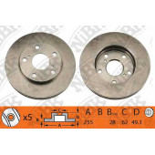 Тормозной диск NiBK RN1008