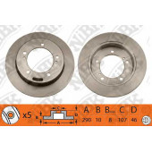 Тормозной диск NiBK RN1038