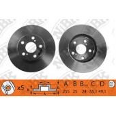 Тормозной диск NiBK RN1058