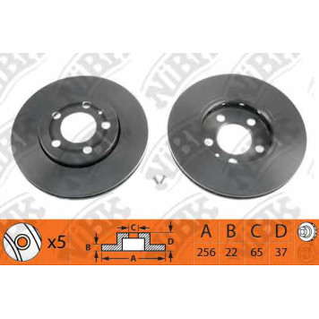 Тормозной диск NiBK RN1082