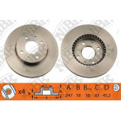 Тормозной диск NiBK RN1100