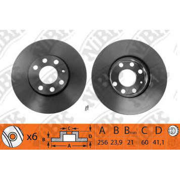 Тормозной диск NiBK RN1110