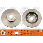 Тормозной диск NiBK RN1122