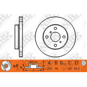 Тормозной диск NiBK RN1127