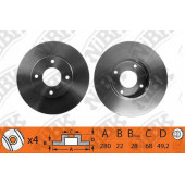 Тормозной диск NiBK RN1146