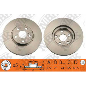 Тормозной диск NiBK RN1200