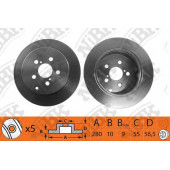 Тормозной диск NiBK RN1201