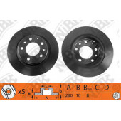 Тормозной диск NiBK RN1208