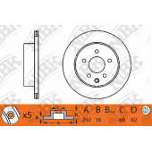Тормозной диск NiBK RN1234