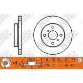 Тормозной диск NiBK RN1237