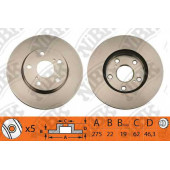 Тормозной диск NiBK RN1238