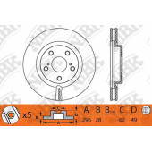 Тормозной диск NiBK RN1241