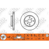 Тормозной диск NiBK RN1245