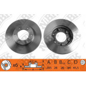 Тормозной диск NiBK RN1266