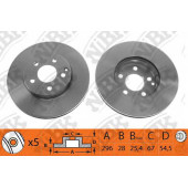 Тормозной диск NiBK RN1270