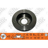 Тормозной диск NiBK RN1301