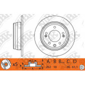 Тормозной диск NiBK RN1307