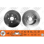 Тормозной диск NiBK RN1308