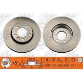 Тормозной диск NiBK RN1316