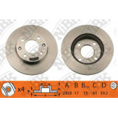 Тормозной диск NiBK RN1350