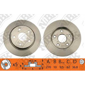 Тормозной диск NiBK RN1352