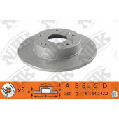 Тормозной диск NiBK RN1362