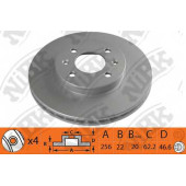 Тормозной диск NiBK RN1370