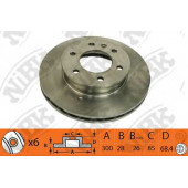 Тормозной диск NiBK RN1382