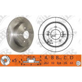 Тормозной диск NiBK RN1386