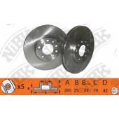 Тормозной диск NiBK RN1390