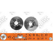 Тормозной диск NiBK RN1397