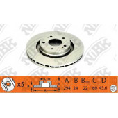 Тормозной диск NiBK RN1403