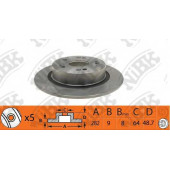 Тормозной диск NiBK RN1409