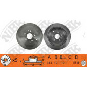 Тормозной диск NiBK RN1414