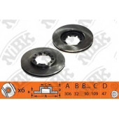 Тормозной диск NiBK RN1421