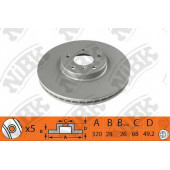 Тормозной диск NiBK RN1423