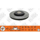 Тормозной диск NiBK RN1428